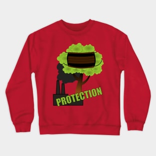 forest protection is climate protection Crewneck Sweatshirt